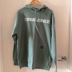 Sage Green Crime Junkie Hoodie